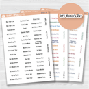 US Holidays Saray Plans Script Planner Stickers | FSP | S-017