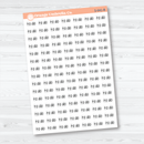 To Do Planner Stickers | Jen Plans Script Planner Stickers | S-041