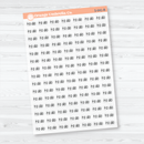 To Do Clear Matte Planner Stickers | Jen Plans Script Planner Stickers | S-041-CM