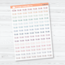 To Do Clear Matte Planner Stickers | Jen Plans Script Planner Stickers | S-041-CM