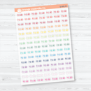 To Do Clear Matte Planner Stickers | Jen Plans Script Planner Stickers | S-041-CM