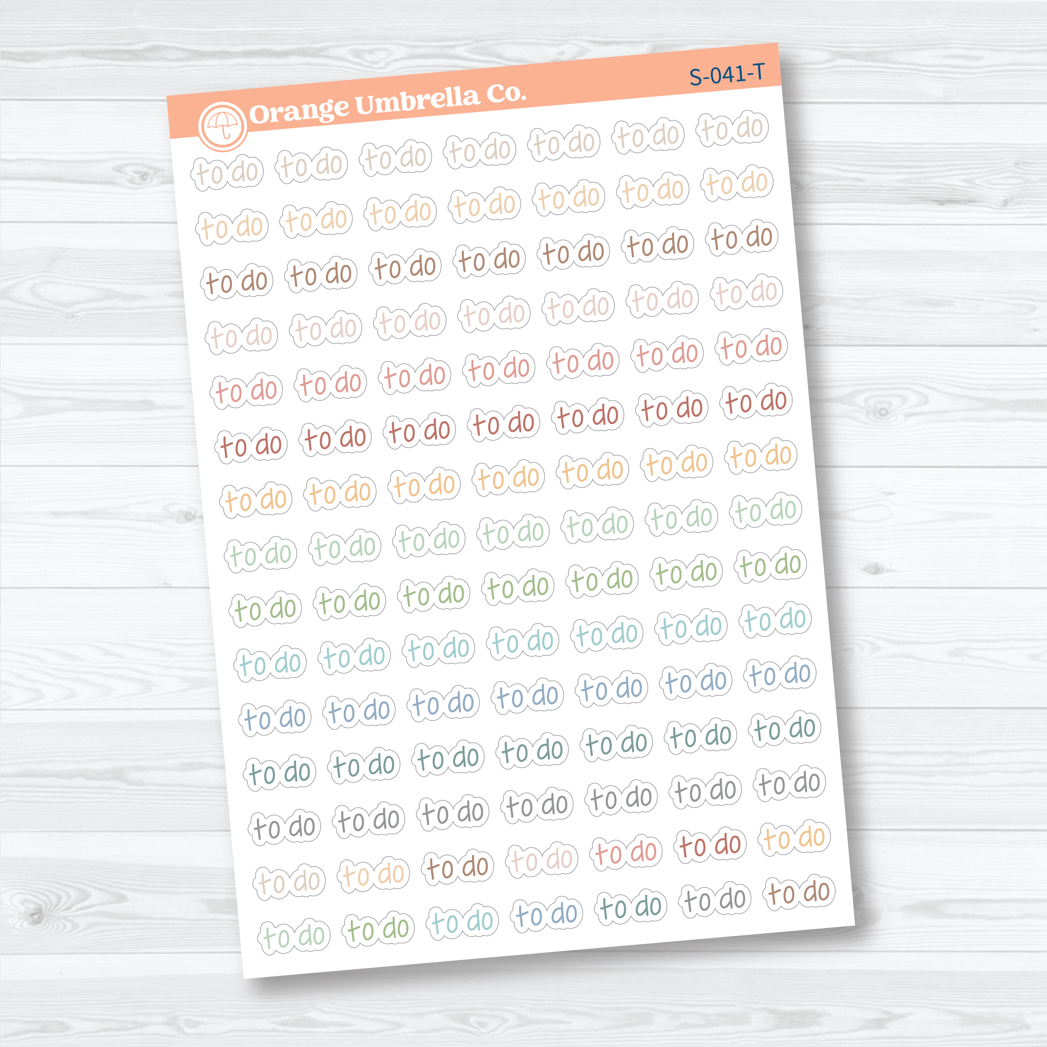 To Do Planner Stickers | Jen Plans Script Planner Stickers | S-041