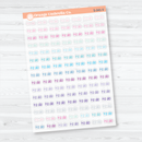 To Do Clear Matte Planner Stickers | Jen Plans Script Planner Stickers | S-041-CM
