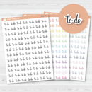 To Do Script Planner Stickers | F4  | S-044