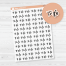 To Do Script Planner Stickers | F7 Clear Matte | S-047-BCM