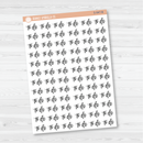 To Do Script Planner Stickers | F7 | S-047