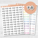 To Do Script Planner Stickers | F7 | S-047