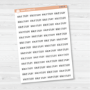Bible Study Script Planner Stickers | F3 | S-081