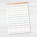 Bible Study Script Planner Stickers | F3 | S-081