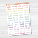 Bible Study Script Planner Stickers | F4  | S-082