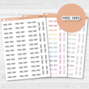 Meal Prep Script Planner Stickers | F3 | S-096