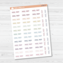 Meal Prep Script Planner Stickers | F3 | S-096