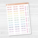 Meal Prep Script Planner Stickers | F3 | S-096