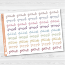 Gratitude Script Planner Stickers | F7 |  S-110