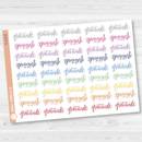 Gratitude Script Planner Stickers | F7 |  S-110