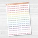Gratitude Script Planner Stickers | F3 | S-114