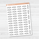 Meal Plan Script Planner Stickers | F2 | S-141