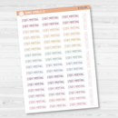 Staff Meeting Script Planner Stickers | F3 | S-211