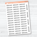Brain Dump Planner Script Stickers | Planner Script Stickers | S-251