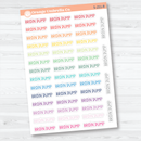 Brain Dump Planner Script Stickers | Planner Script Stickers | S-251
