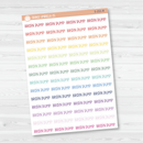 Brain Dump Script Planner Stickers | F3 | S-251
