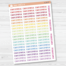 Early Dismissal School Script Planner Stickers | F1 | S-284