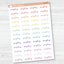 Payday Script Planner Stickers | F5  | S-343