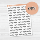 Payday Script Planner Stickers | F7 Clear Matte | S-344-BCM