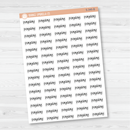 Payday Jen Plans Script Planner Stickers | FJP  | S-345