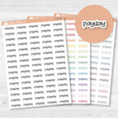 Payday Jen Plans Script Planner Stickers | FJP  | S-345