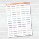 Payday Jen Plans Script Planner Stickers | FJP  | S-345