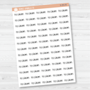 To Clean Jen Plans Script Planner Stickers | FJP | S-351