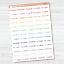 To Clean Jen Plans Script Planner Stickers | FJP | S-351