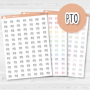 PTO Script Planner Stickers | F3 | S-367