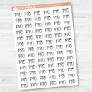 PTO Script Planner Stickers | F5 | S-369