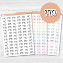 PTO Script Planner Stickers | F5 | S-369