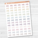 PTO Script Planner Stickers | F5 | S-369