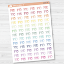 PTO Script Planner Stickers | F5 | S-369