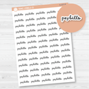 Pay Bills Script Planner Stickers | F16 | S-377-B