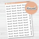 This Week Script Planner Stickers | F16 | S-390-B