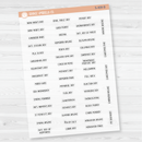 US Holidays - Mini Script Planner Stickers | F3 | S-408