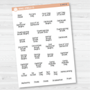School Related Holiday - Mini Script Planner Stickers | FJP | S-445