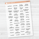 School Related Holiday - Mini Script Planner Stickers | F16 | S-448-B