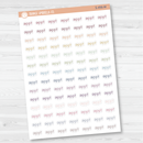 Appt Julie's Plans Script Planner Stickers | JF | S-456