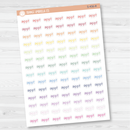 Appt Julie's Plans Script Planner Stickers | JF | S-456