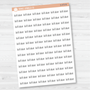 Bill Due Julie's Plans Script Planner Stickers | JF | S-475