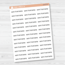 Work From Home Jen Plans Script Planner Stickers | FJP | S-477