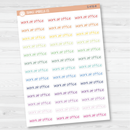 Work At Office Jen Plans Script Planner Stickers | FJP | S-478