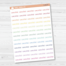 Cancelled Julie's Plans Script Planner Stickers | JF | S-483