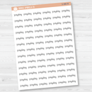 Payday Julie's Plans Script Planner Stickers | JF | S-486